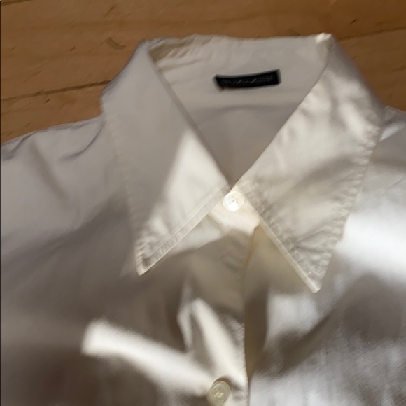 COPY - Ann Demuelemeester white shirt with self t… - Picture 4 of 13